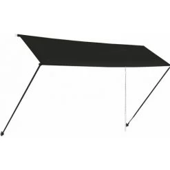 YOUTHUP Auvent Rétractable Avec LED 400x150 Cm Anthracite - Gris 10 YOUTHUP Auvent Rétractable Avec LED 400x150 Cm Anthracite - Gris -Pergola Soldes 51858661 4