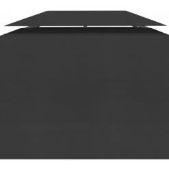 YOUTHUP Toile De Toit De Belvédère 2 Niveaux 310 G/m² 4x3 M Noir - Noir 10 YOUTHUP Toile De Toit De Belvédère 2 Niveaux 310 G/m² 4x3 M Noir - Noir -Pergola Soldes 51885642 4