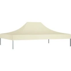 YOUTHUP Toit De Tente De Réception 4x3 M Crème 270 G/m² - Crème -Pergola Soldes 51886313 2