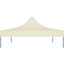 YOUTHUP Toit De Tente De Réception 4x3 M Crème 270 G/m² - Crème -Pergola Soldes 51886313 4