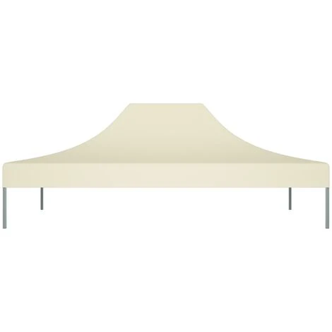 YOUTHUP Toit De Tente De Réception 4,5x3 M Crème 270 G/m² - Crème 5 YOUTHUP Toit De Tente De Réception 4,5x3 M Crème 270 G/m² - Crème – Image 3