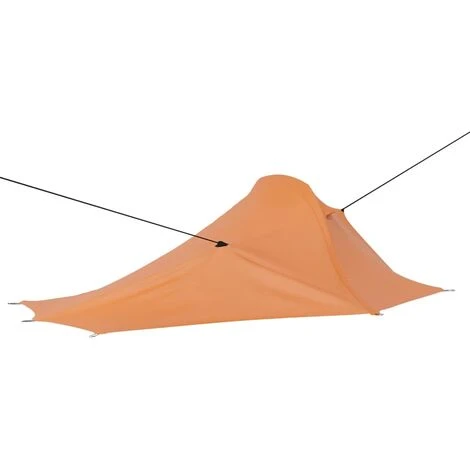 YOUTHUP Tente De Camping 317x240x100 Cm Orange Et Gris - Orange 4 YOUTHUP Tente De Camping 317x240x100 Cm Orange Et Gris - Orange – Image 2