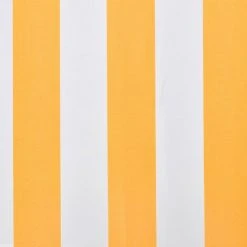 YOUTHUP Toile D'auvent Orange Et Blanc 450x300 Cm - Orange -Pergola Soldes 51888068 3