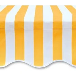 YOUTHUP Toile D'auvent Orange Et Blanc 500x300 Cm - Orange 9 YOUTHUP Toile D'auvent Orange Et Blanc 500x300 Cm - Orange -Pergola Soldes 51888069 4