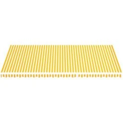 YOUTHUP Tissu De Remplacement Pour Auvent Jaune Et Blanc 6x3,5 M 9 YOUTHUP Tissu De Remplacement Pour Auvent Jaune Et Blanc 6x3,5 M -Pergola Soldes 51889316 3