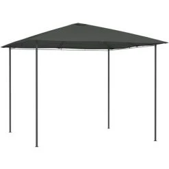 YOUTHUP Belvédère 3x3x2,6 M Anthracite 160 G/m² - Anthracite