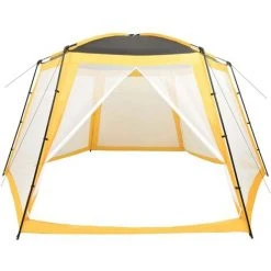 YOUTHUP Tente De Piscine Tissu 590x520x250 Cm Jaune -Pergola Soldes 51889901 3