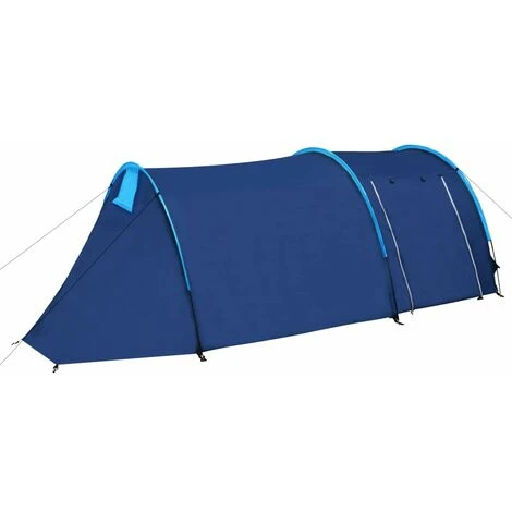 YOUTHUP Tente De Camping Pour 4 Personnes Bleu Marine/bleu Clair 3 YOUTHUP Tente De Camping Pour 4 Personnes Bleu Marine/bleu Clair