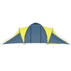YOUTHUP Tente De Camping 6 Personnes Bleu Et Jaune -Pergola Soldes 51890126 4