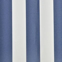 Topdeal Toit D'auvent Toile Bleu Et Blanc 4x3 M (Cadre Non Inclus) -Pergola Soldes 52081482 3