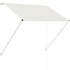 Topdeal Auvent Rétractable 150x150 Cm Crème 1 Topdeal Auvent Rétractable 150x150 Cm Crème -Pergola Soldes 52082348 1