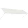 Topdeal Auvent Rétractable 400x150 Cm Crème -Pergola Soldes 52082354 1