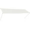 Topdeal Auvent Rétractable 350x150 Cm Crème 2 Topdeal Auvent Rétractable 350x150 Cm Crème -Pergola Soldes 52082361 1