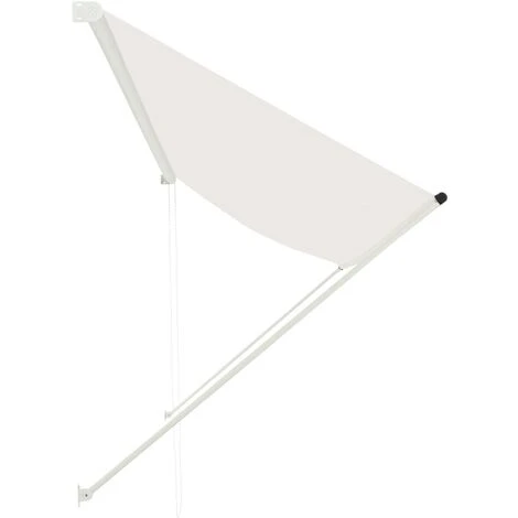 Topdeal Auvent Rétractable 350x150 Cm Crème 5 Topdeal Auvent Rétractable 350x150 Cm Crème – Image 3