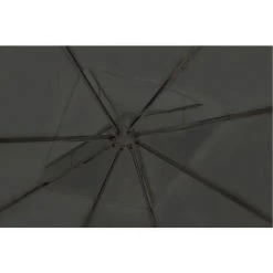 Topdeal Tonnelle Avec Toit 3x3 M Gris Foncé 10 Topdeal Tonnelle Avec Toit 3x3 M Gris Foncé -Pergola Soldes 52090423 4