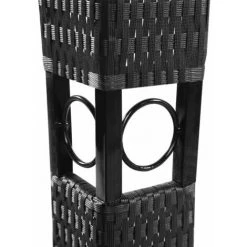 Topdeal Tonnelle Avec Toit 3x3 M Gris Foncé 11 Topdeal Tonnelle Avec Toit 3x3 M Gris Foncé -Pergola Soldes 52090423 5