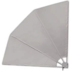 Topdeal Auvent Latéral Pliable De Balcon Crème 210 X 210 Cm -Pergola Soldes 52090472 5