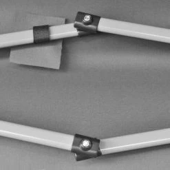 Topdeal Chapiteau Hexagonal Pliable Gris 3,6x3,1 M -Pergola Soldes 52090571 3