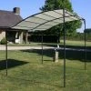 Topdeal Chapiteau Tissu Blanc Crème -Pergola Soldes 52090846 1