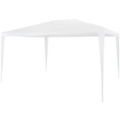Topdeal Tente De Réception 3 X 4 M Blanc