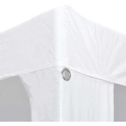 Topdeal Tente De Réception 3 X 4 M Blanc -Pergola Soldes 52091315 5