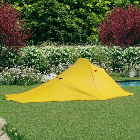 Topdeal Tente De Camping 317x240x100 Cm Jaune 3 Topdeal Tente De Camping 317x240x100 Cm Jaune