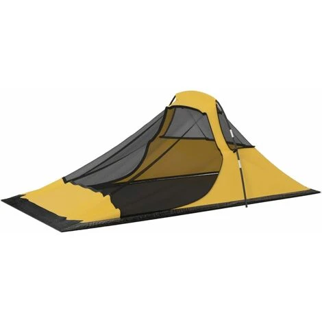 Topdeal Tente De Camping 317x240x100 Cm Jaune 7 Topdeal Tente De Camping 317x240x100 Cm Jaune – Image 5