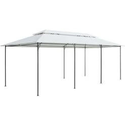Topdeal Belvédère 600x298x270 Cm Blanc 180 G/m² FF310072_FR