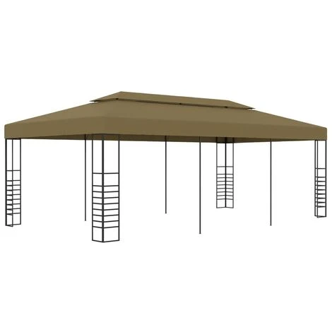 Topdeal Belvédère 6x3x2,7 M Taupe 180 G/m² FF312230_FR 3 Topdeal Belvédère 6x3x2,7 M Taupe 180 G/m² FF312230_FR