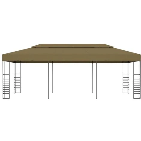 Topdeal Belvédère 6x3x2,7 M Taupe 180 G/m² FF312230_FR 4 Topdeal Belvédère 6x3x2,7 M Taupe 180 G/m² FF312230_FR – Image 2