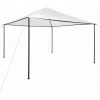 Topdeal Tonnelle 4x4x3 M Blanc 180 G/m² FF312239_FR -Pergola Soldes 52100034 1