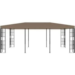 Topdeal Belvédère 6x3 M Taupe FF312259_FR -Pergola Soldes 52100053 3