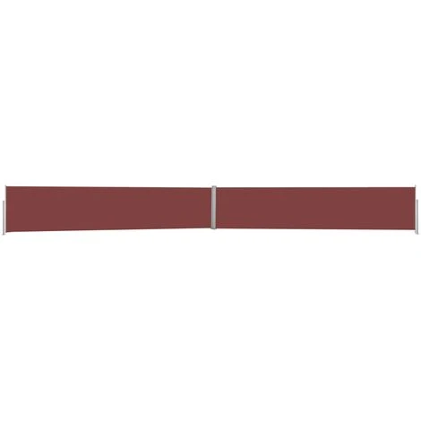 Topdeal Auvent Latéral Rétractable De Patio 170x1200 Cm Marron FF313396_FR 3 Topdeal Auvent Latéral Rétractable De Patio 170x1200 Cm Marron FF313396_FR