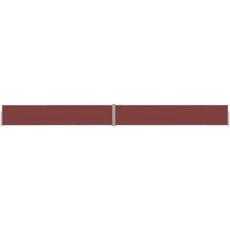 Topdeal Auvent Latéral Rétractable De Patio 170x1200 Cm Marron FF313396_FR 4 Topdeal Auvent Latéral Rétractable De Patio 170x1200 Cm Marron FF313396_FR – Image 2