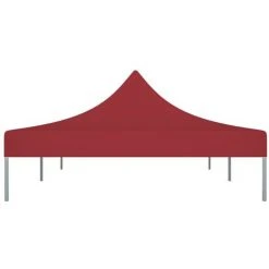 Topdeal Toit De Tente De Réception 6x3 M Bordeaux 270 G/m² FF315331_FR -Pergola Soldes 52100801 4