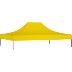 Topdeal Toit De Tente De Réception 4x3 M Jaune 270 G/m² FF315361_FR -Pergola Soldes 52100818 2