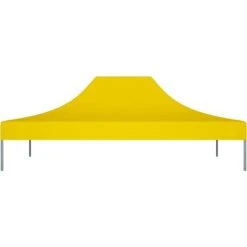 Topdeal Toit De Tente De Réception 4x3 M Jaune 270 G/m² FF315361_FR -Pergola Soldes 52100818 3