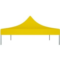 Topdeal Toit De Tente De Réception 4x3 M Jaune 270 G/m² FF315361_FR -Pergola Soldes 52100818 4