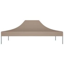 Topdeal Toit De Tente De Réception 4,5x3 M Taupe 270 G/m² FF315369_FR 9 Topdeal Toit De Tente De Réception 4,5x3 M Taupe 270 G/m² FF315369_FR -Pergola Soldes 52100821 3