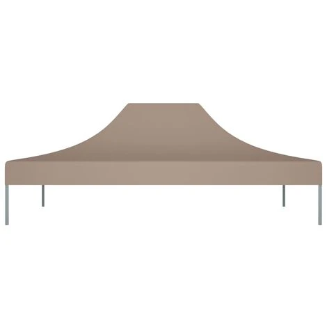 Topdeal Toit De Tente De Réception 4,5x3 M Taupe 270 G/m² FF315369_FR 5 Topdeal Toit De Tente De Réception 4,5x3 M Taupe 270 G/m² FF315369_FR – Image 3