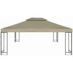 Topdeal Recouvrement De Remplacement D'auvent 310 G/m² 3 X 4 M Beige VDFF26293_FR 10 Topdeal Recouvrement De Remplacement D'auvent 310 G/m² 3 X 4 M Beige VDFF26293_FR -Pergola Soldes 52101712 4
