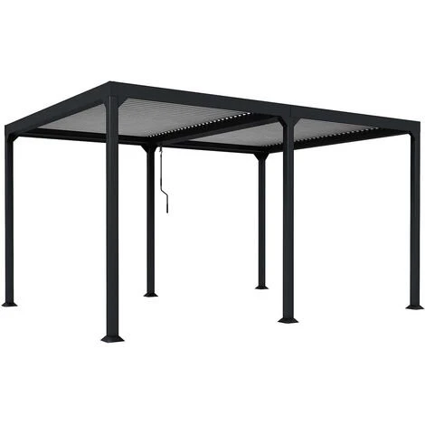CONCEPT-USINE Pergola Bioclimatique 3x4 M MILOS - Gris 3 CONCEPT-USINE Pergola Bioclimatique 3x4 M MILOS - Gris