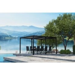 CONCEPT-USINE Pergola Bioclimatique 3x4 M MILOS - Gris 8 CONCEPT-USINE Pergola Bioclimatique 3x4 M MILOS - Gris -Pergola Soldes 52578684 2