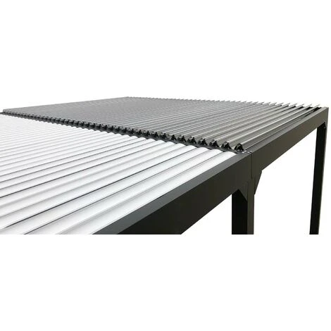 CONCEPT-USINE Pergola Bioclimatique 3x4 M MILOS - Gris 6 CONCEPT-USINE Pergola Bioclimatique 3x4 M MILOS - Gris – Image 4