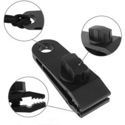 ECHOO 20 Ensembles De Kits De Clips De Bâche, Clip De Verrouillage Robuste, Clip De Tente Avec élastique Sphérique, Couverture En Toile, Auvent, Auvent, Camping En Plein Air. -Pergola Soldes 52650437 3