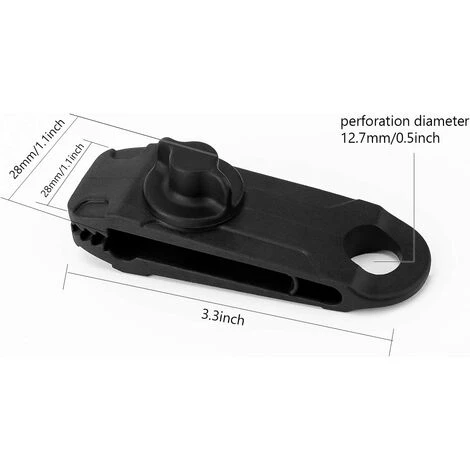 ECHOO 12 Pèces Lot De Clips De Verrouillage Clips De Bâche Sécurise Multifonctions Pour Activités Camping Canopy 4 ECHOO 12 Pèces Lot De Clips De Verrouillage Clips De Bâche Sécurise Multifonctions Pour Activités Camping Canopy – Image 2
