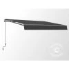 DANCOVER Store Banne Avec Manivelle, 2,95x2,5m, Gris/Cadre Gris - Gris -Pergola Soldes 52664631 1