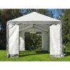 DANCOVER Tente De Réception PLUS 4x6m PE, Gris/Blanc - Blanc / Gris