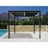DANCOVER Pergola Bioclimatique San Pablo, 3x3m, Noir - Noir