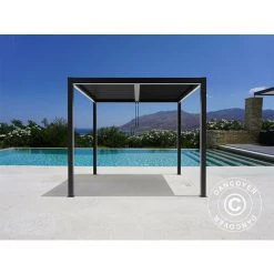 DANCOVER Pergola Bioclimatique San Pablo, 3x3m, Noir - Noir -Pergola Soldes 52664927 3
